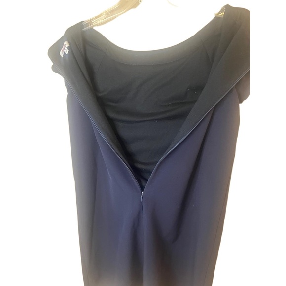 Junior Gaultier Navy Grommet Detail Short Sleeve Crew Neck Dress Size 14A - Picture 5 of 8